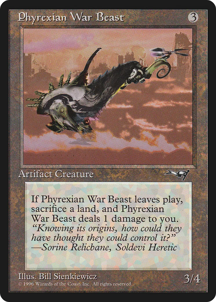 Phyrexian War Beast — Alliances — Magic: The Gathering