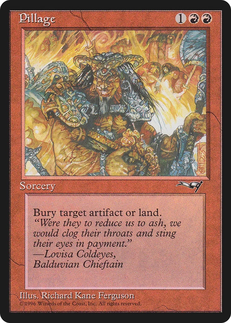 Pillage — Alliances — Magic: The Gathering