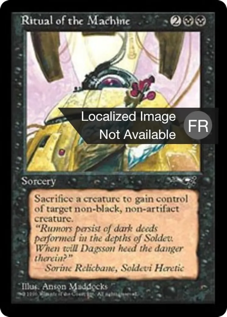 Rituel de la machine — Alliances — Magic: The Gathering
