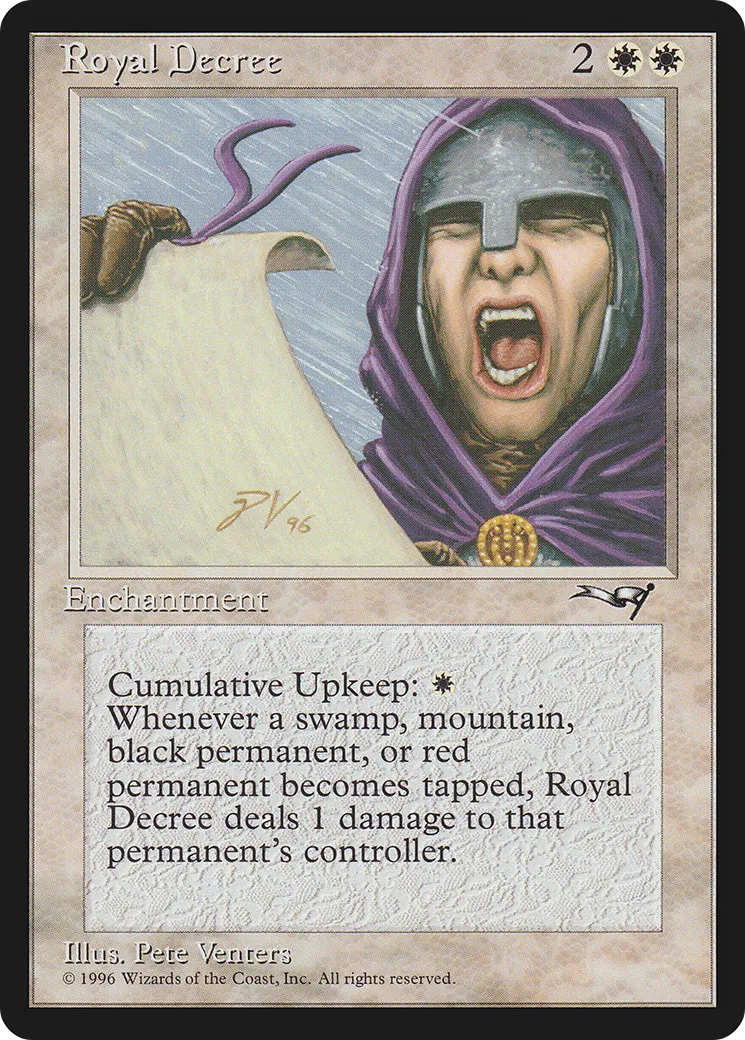 Décret royal — Alliances — Magic: The Gathering