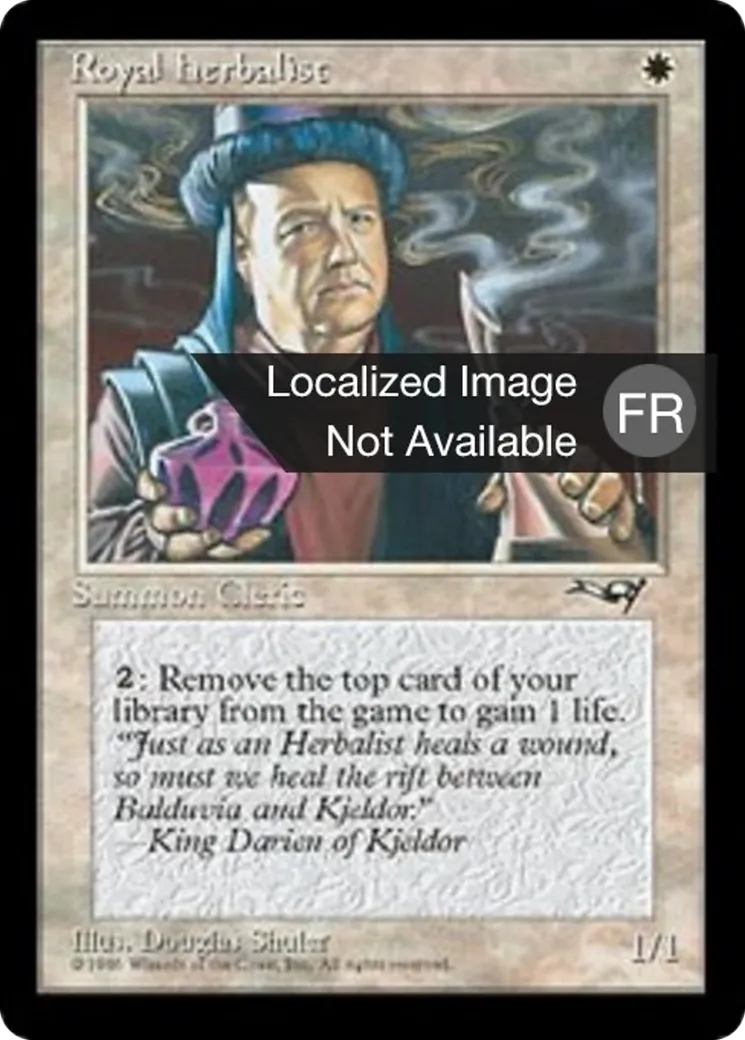 Herborisateur royal — Alliances — Magic: The Gathering