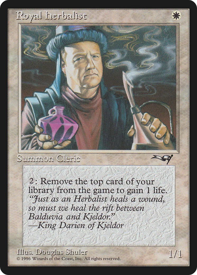 Royal Herbalist — Alliances — Magic: The Gathering