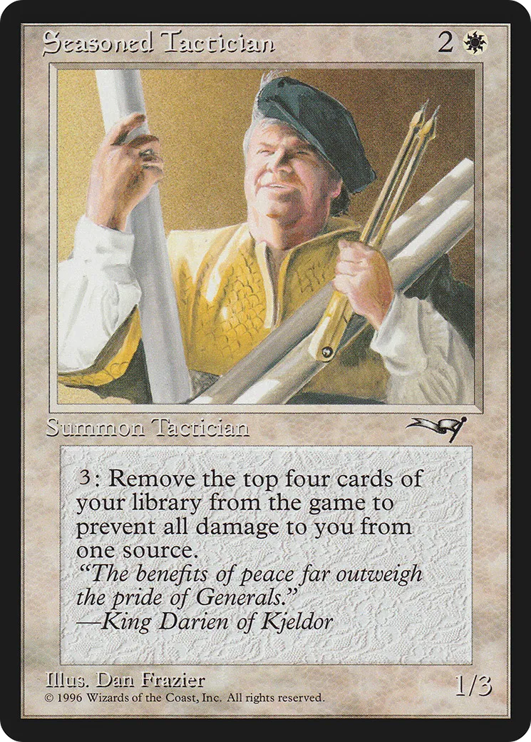 Seasoned Tactician — Alliances — Magic: The Gathering