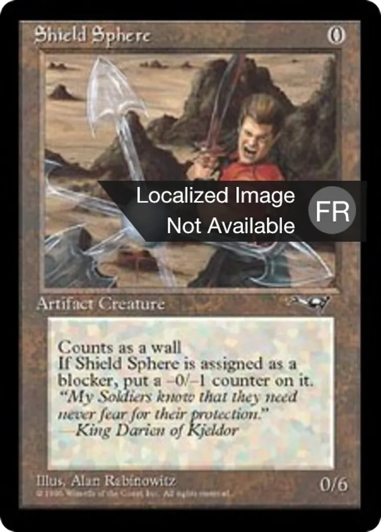 Sphère-bouclier — Alliances — Magic: The Gathering