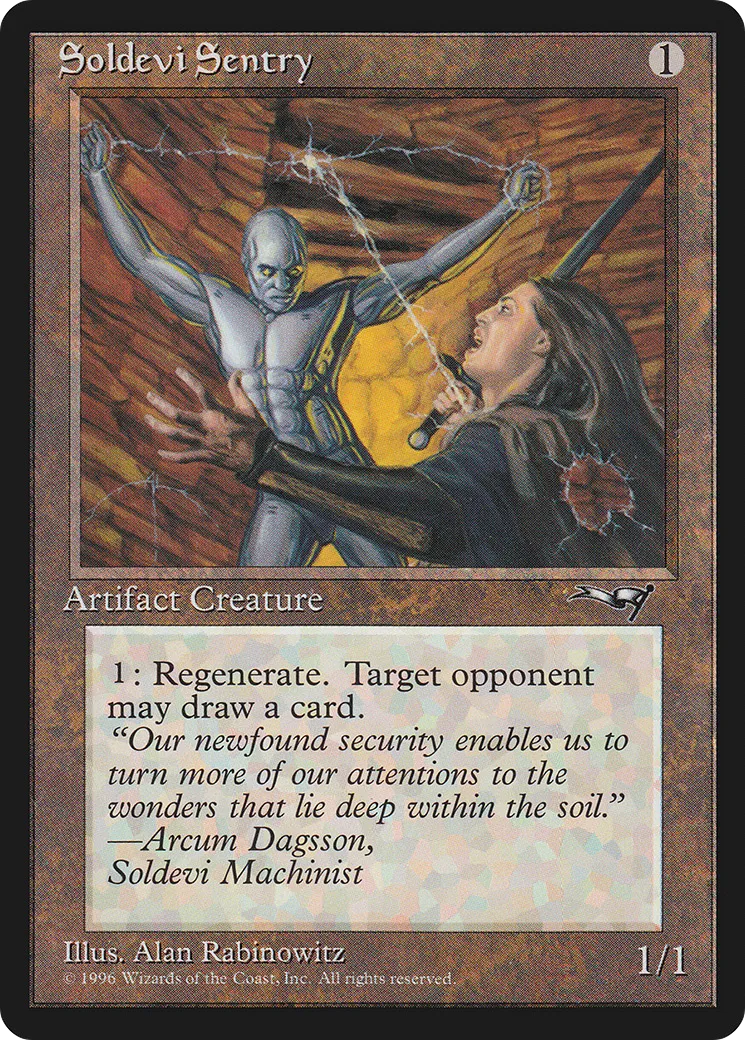 Soldevi Sentry — Alliances — Magic: The Gathering