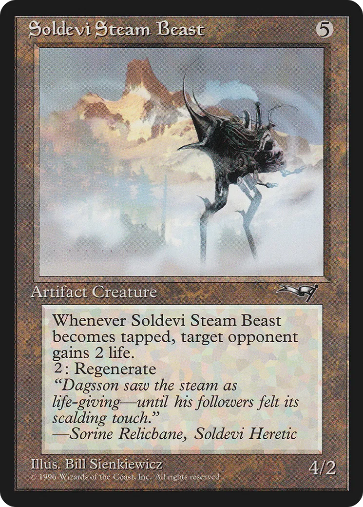 Soldevi Steam Beast — Alliances — Magic: The Gathering