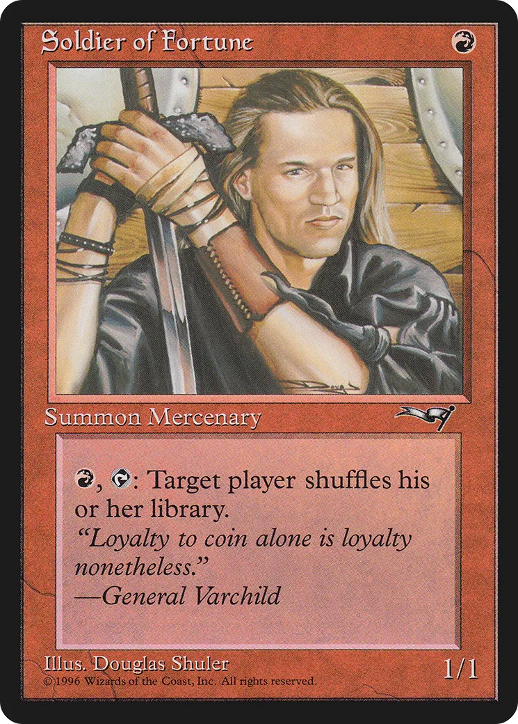 Soldat de fortune — Alliances — Magic: The Gathering