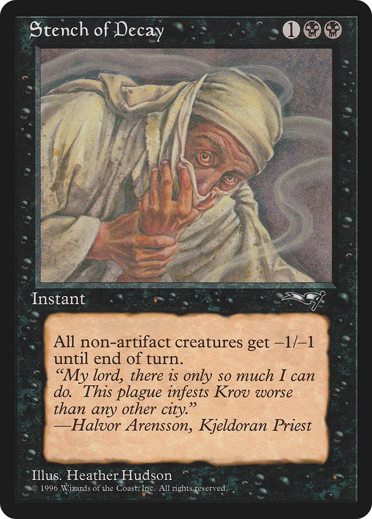 Stench of Decay — Alliances — Magic: The Gathering