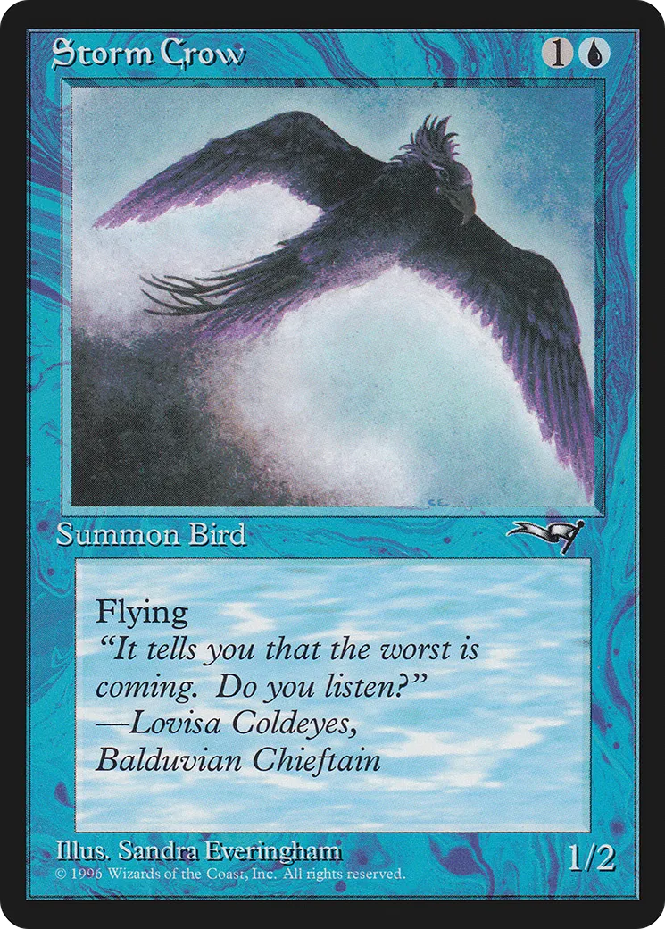 Corbeau de l'orage — Alliances — Magic: The Gathering