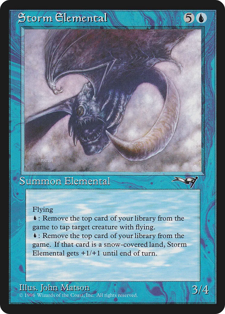 Élémental de l'orage — Alliances — Magic: The Gathering