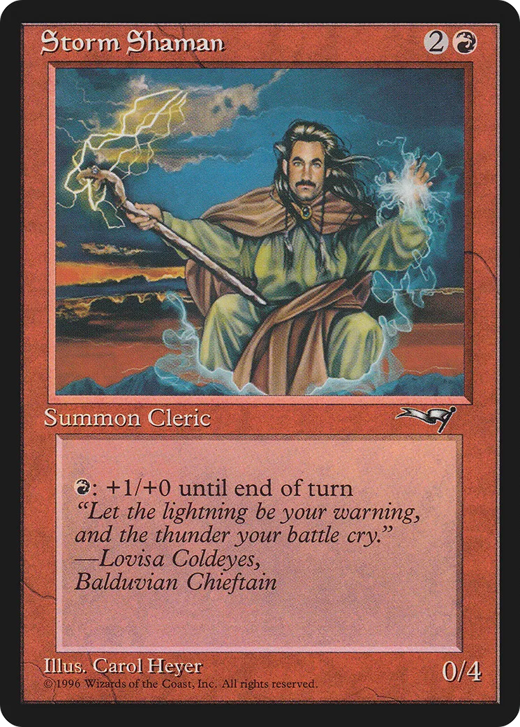 Shamane de l'orage — Alliances — Magic: The Gathering