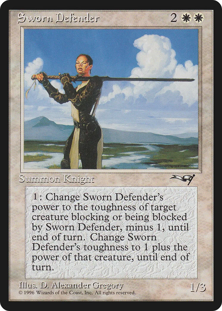 Défenseur assermenté — Alliances — Magic: The Gathering