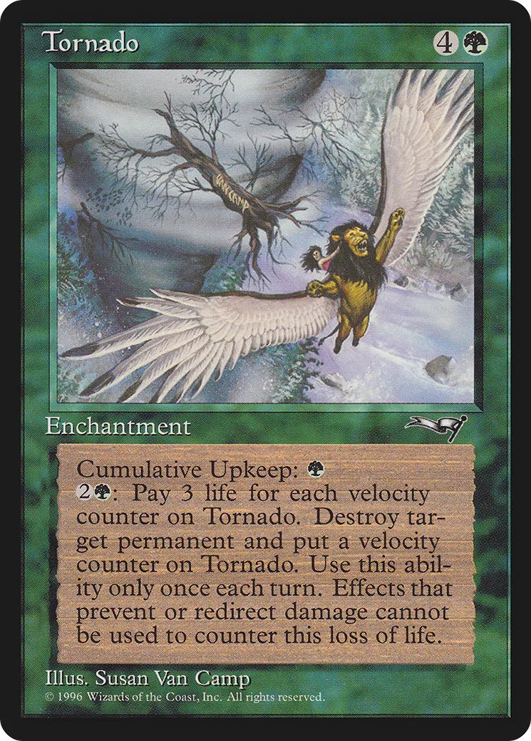 Tornado from Alliances - Magic: The Gathering