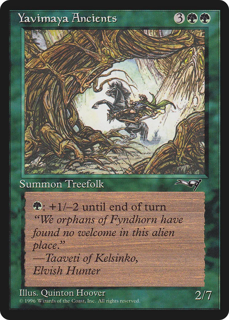 Yavimaya Ancients — Alliances — Magic: The Gathering