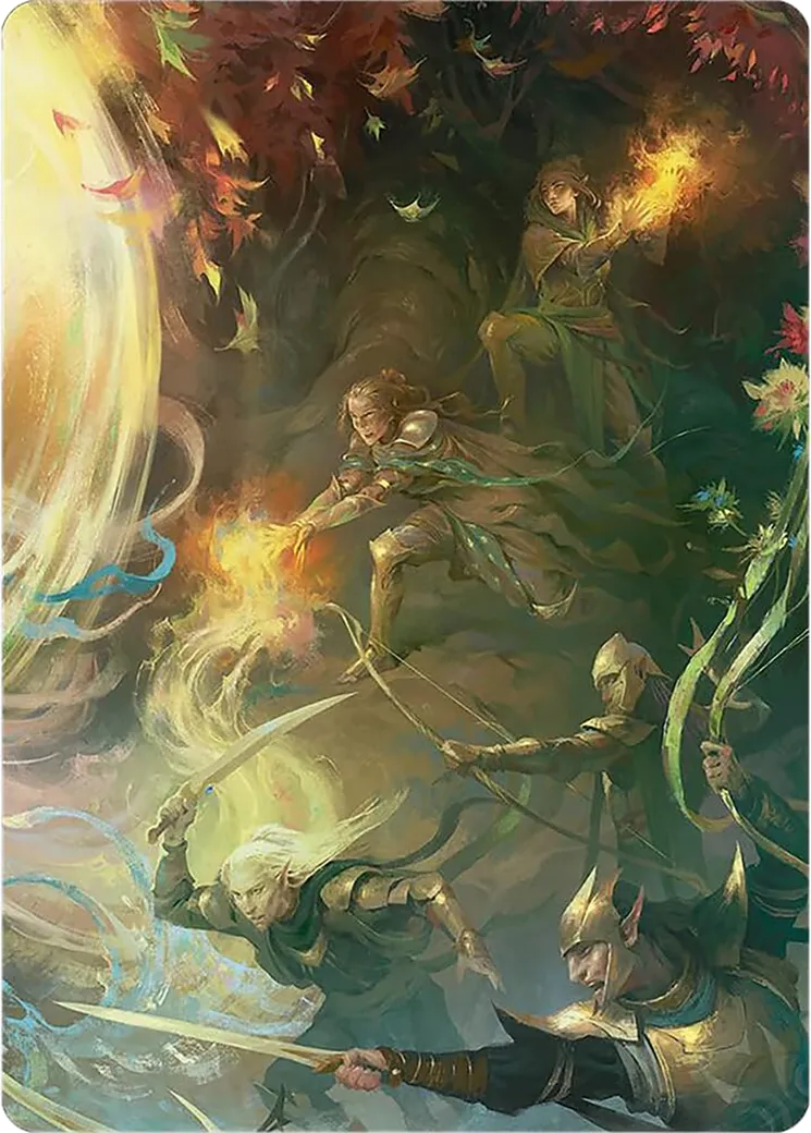 Rally the Galadhrim — Tales of Middle-earth Scene Box — Magic: The Gathering