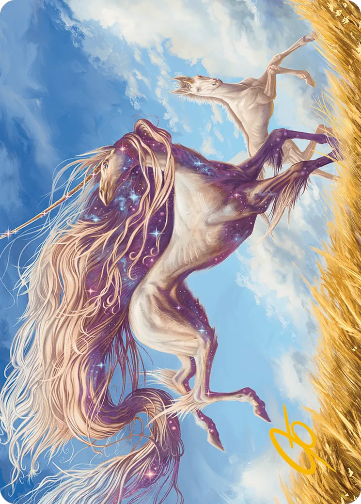 Nyxborn Unicorn — Modern Horizons 3 Art Series — Magic: The Gathering