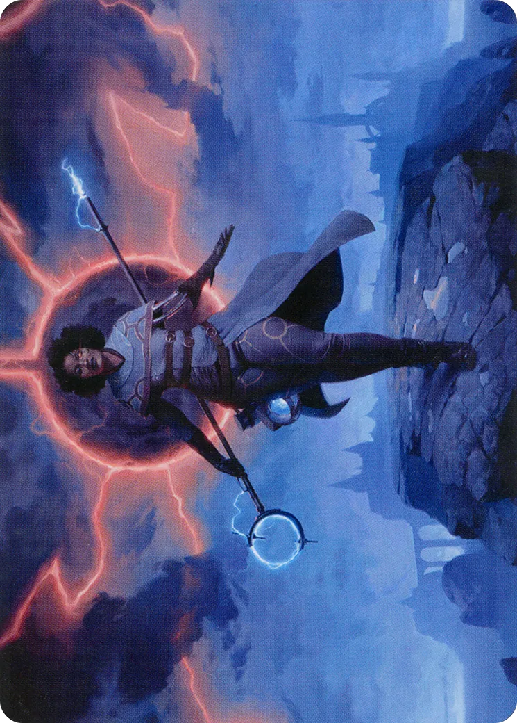 Rona, Herald of Invasion — March of the Machine Art Series — Magic: The Gathering