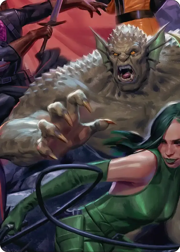 Abomination, Irradiated Brute — Marvel Super Heroes Art Series — Magic: The Gathering