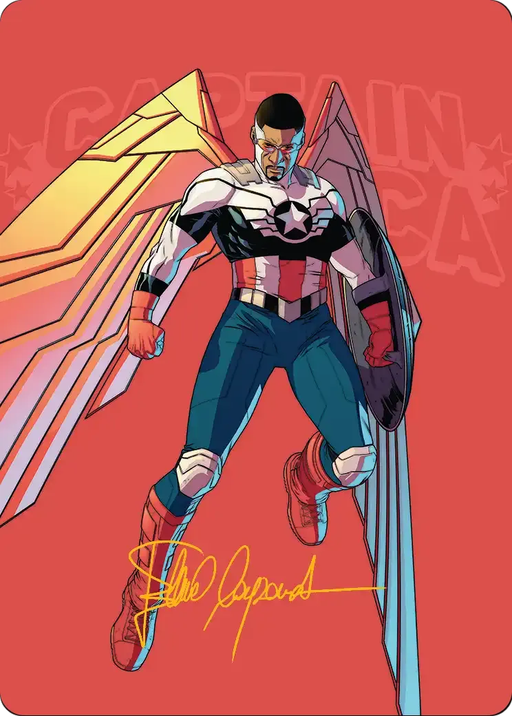 Captain America, Wings of Freedom — Marvel Super Heroes Art Series — Magic: The Gathering