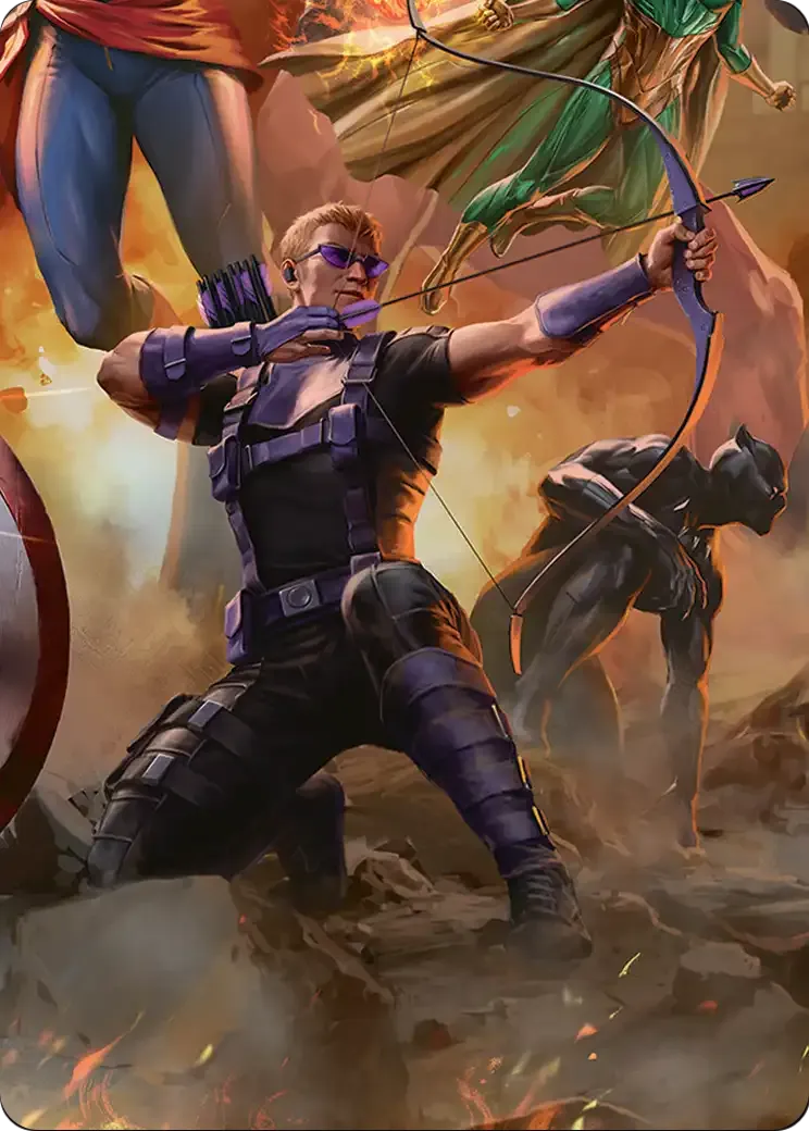 Hawkeye, Trick Shot — Marvel Super Heroes Art Series — Magic: The Gathering