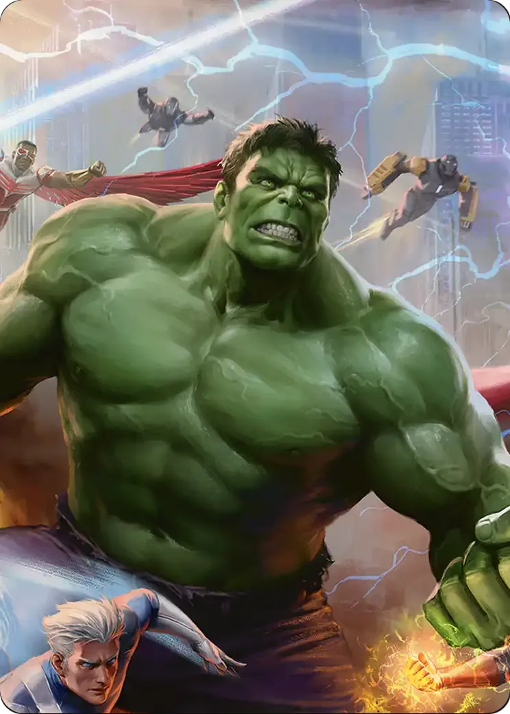 Hulk, Always Angry — Marvel Super Heroes Art Series — Magic: The Gathering