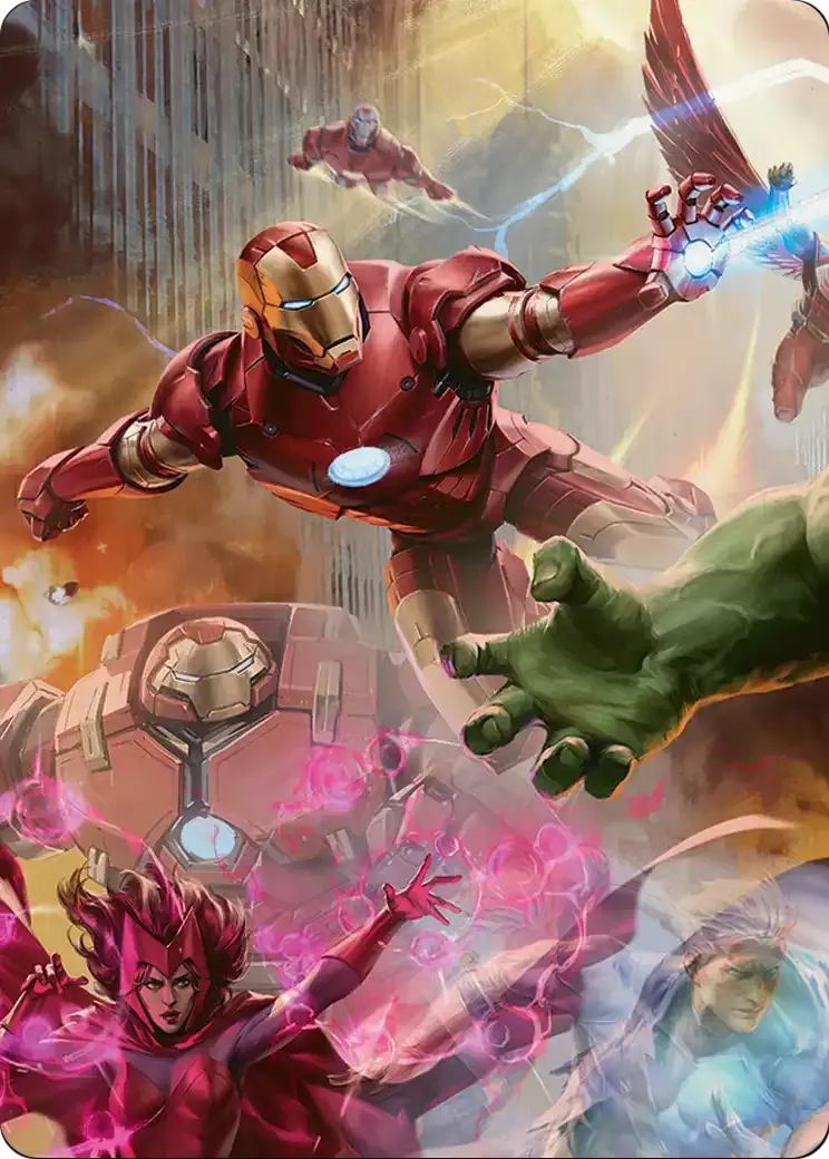 Iron Man, Futurist Paragon — Marvel Super Heroes Art Series — Magic: The Gathering