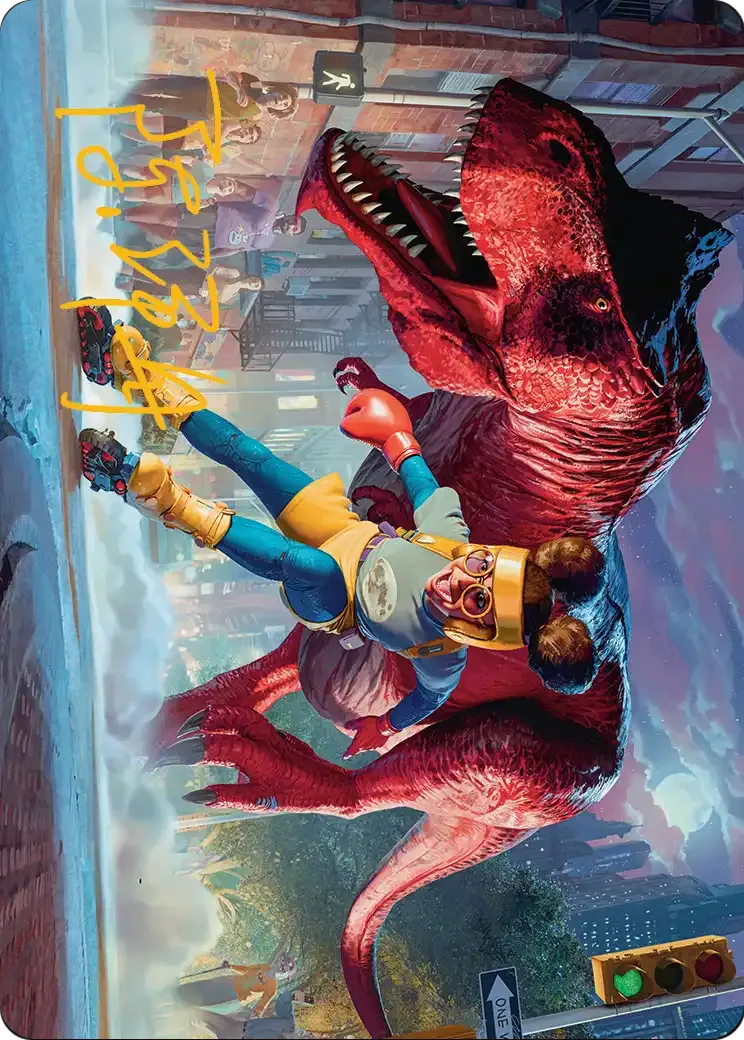 Moon Girl and Devil Dinosaur — Marvel Super Heroes Art Series — Magic: The Gathering