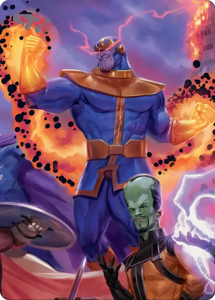Thanos, Death's Consort — Marvel Super Heroes Art Series — Magic: The Gathering