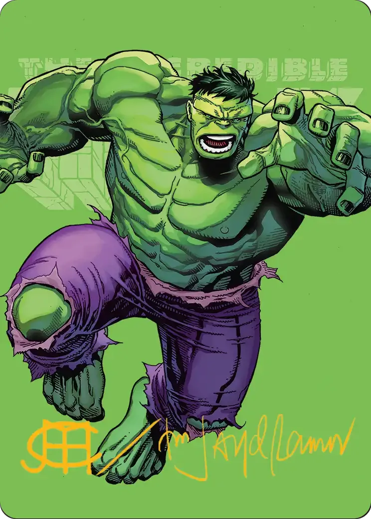 The Incredible Hulk — Marvel Super Heroes Art Series — Magic: The Gathering