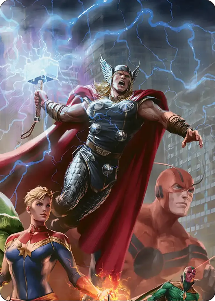 Thor, Guardian of Midgard — Marvel Super Heroes Art Series — Magic: The Gathering
