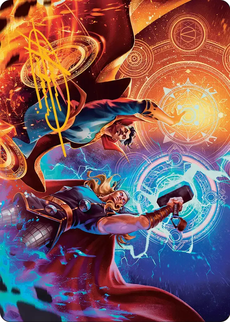 We Say Thee Nay! — Marvel Super Heroes Art Series — Magic: The Gathering