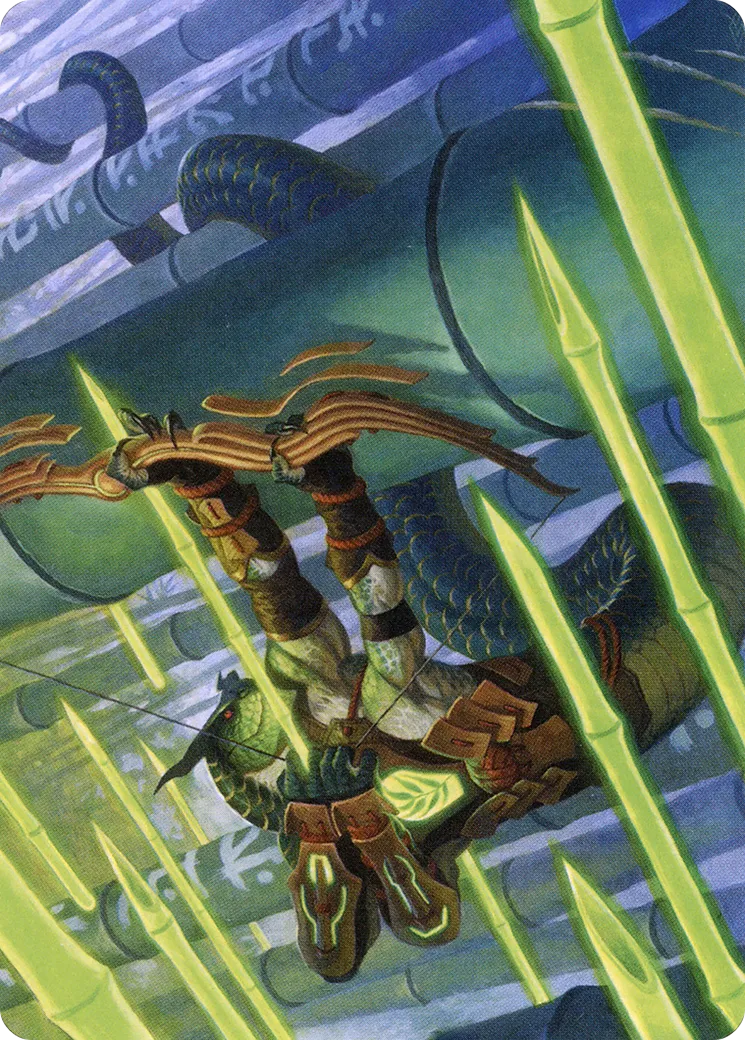 Bamboo Grove Archer — Neon Dynasty Art Series — Magic: The Gathering