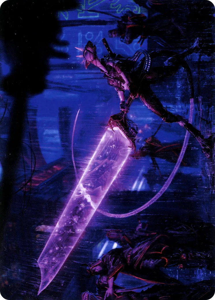 Enormous Energy Blade — Neon Dynasty Art Series — Magic: The Gathering