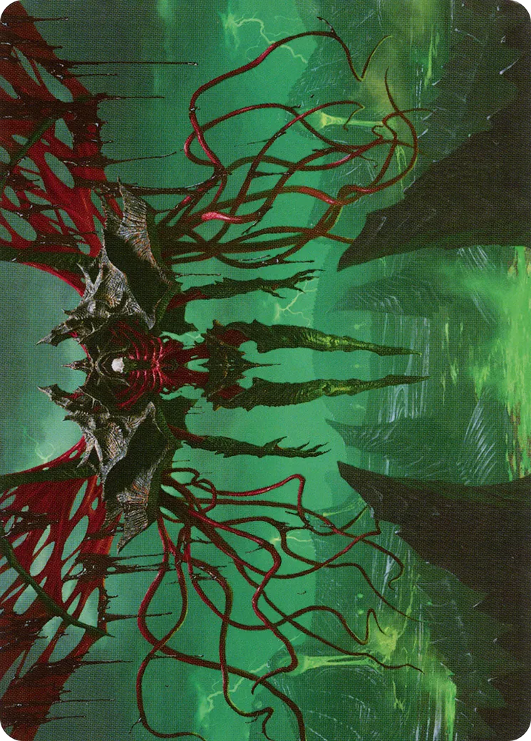 Archfiend of the Dross — Phyrexia: All Will Be One Art Series — Magic: The Gathering