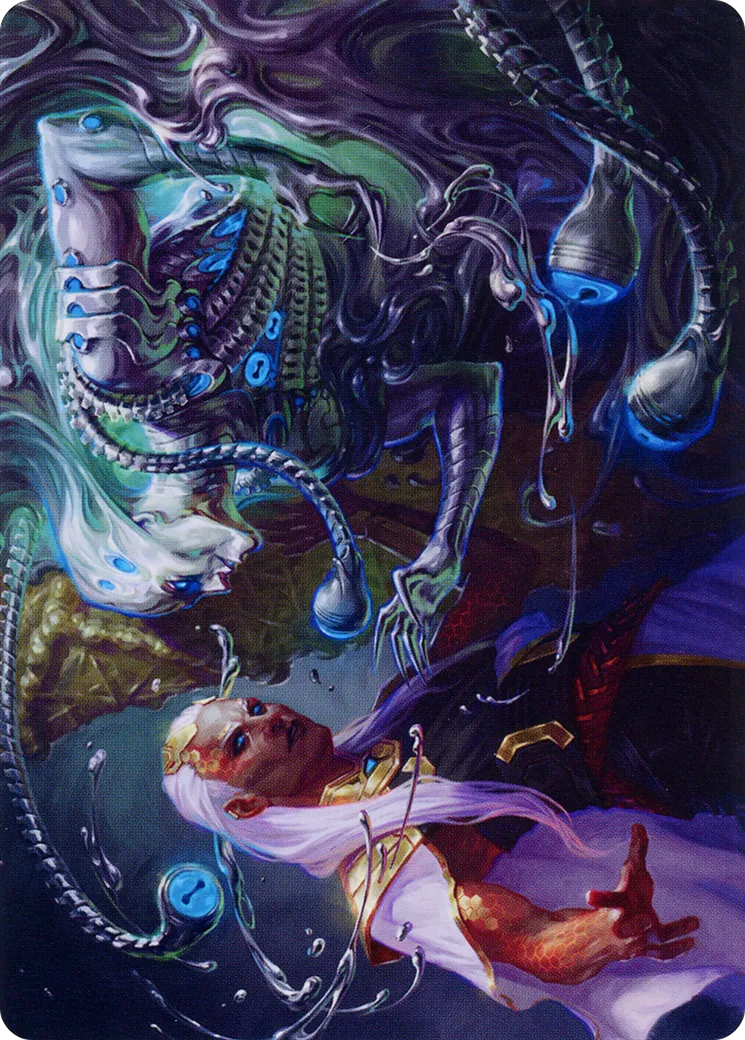 Mirage Mockery — Phyrexia: All Will Be One Art Series — Magic: The Gathering
