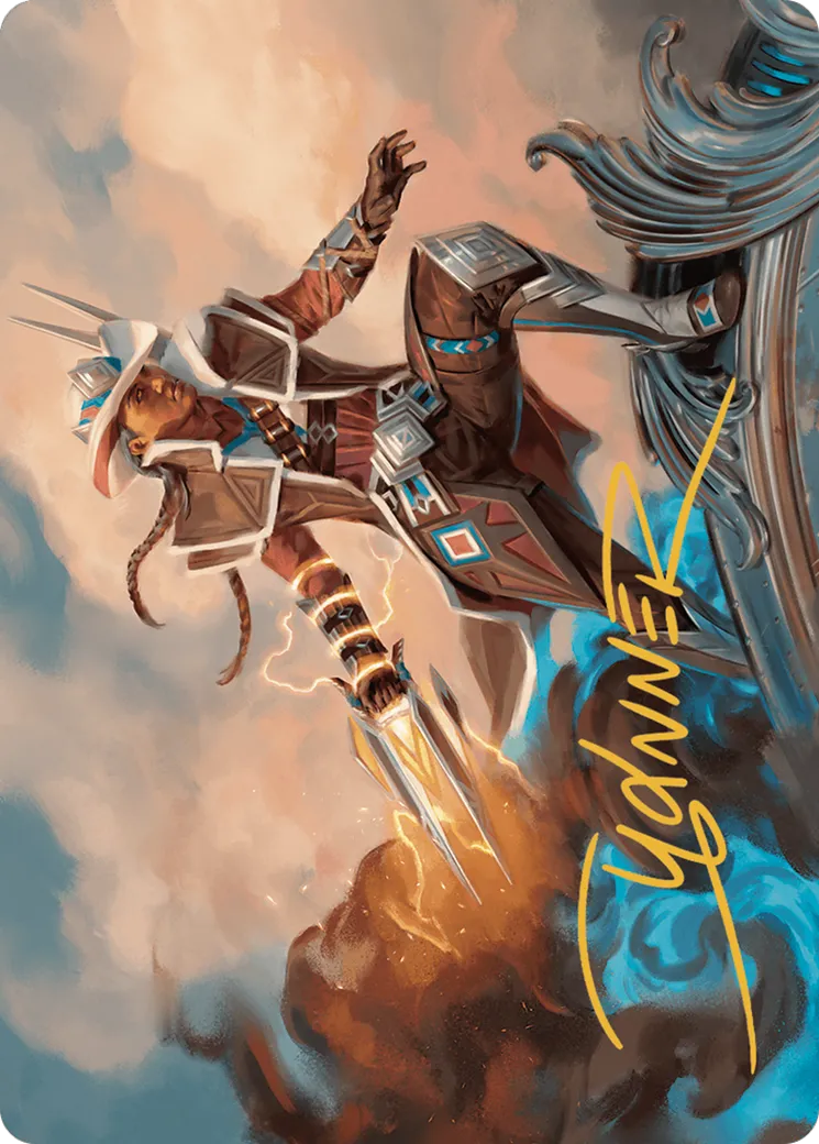 Annie Flash, the Veteran — Outlaws of Thunder Junction Art Series — Magic: The Gathering