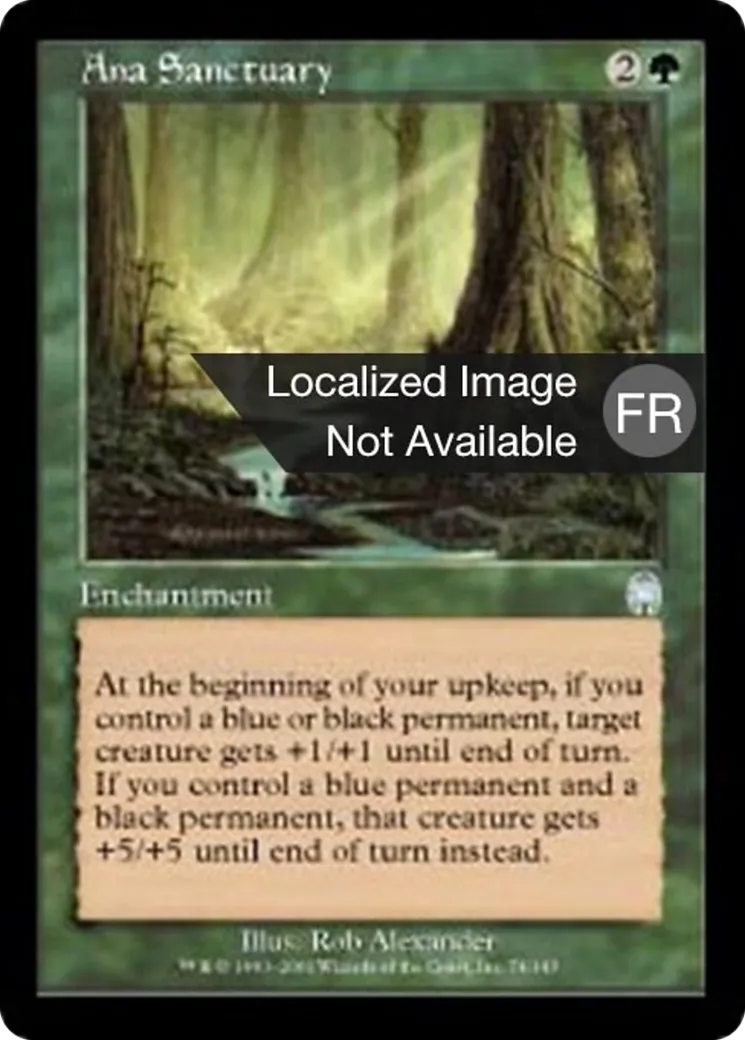 Sanctuaire anaïste — Apocalypse — Magic: The Gathering