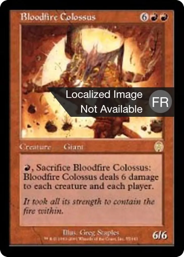 Colosse hématopyre — Apocalypse — Magic: The Gathering
