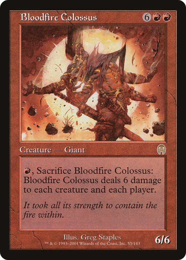 Bloodfire Colossus — Apocalypse — Magic: The Gathering