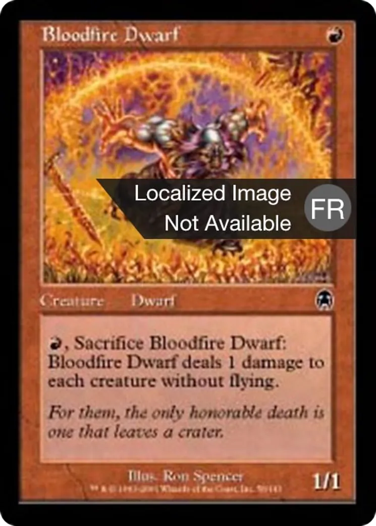 Nain hématopyre — Apocalypse — Magic: The Gathering