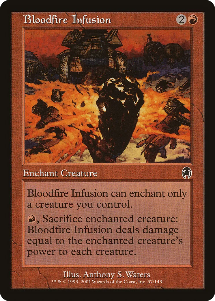 Bloodfire Infusion — Apocalypse — Magic: The Gathering