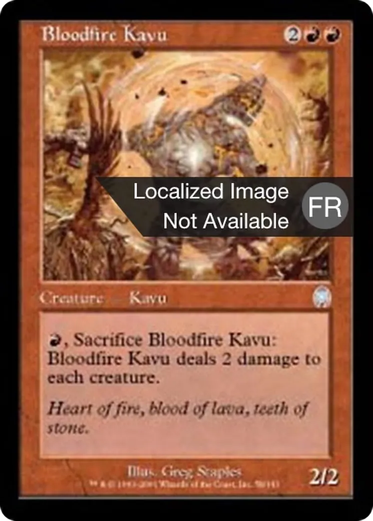 Kavru hématopyre — Apocalypse — Magic: The Gathering