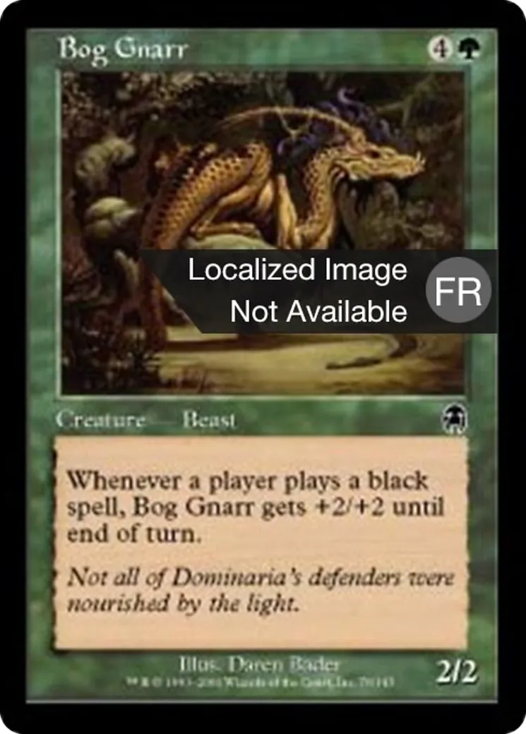 Gnarr des marécages — Apocalypse — Magic: The Gathering