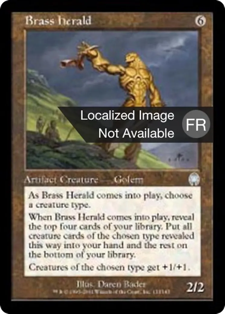 Héraut d'airain — Apocalypse — Magic: The Gathering