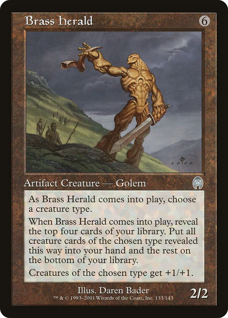 Brass Herald — Apocalypse — Magic: The Gathering