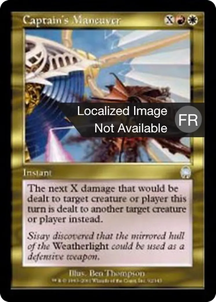Manœuvre du capitaine — Apocalypse — Magic: The Gathering