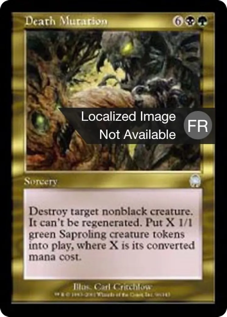 Mutation mortelle — Apocalypse — Magic: The Gathering