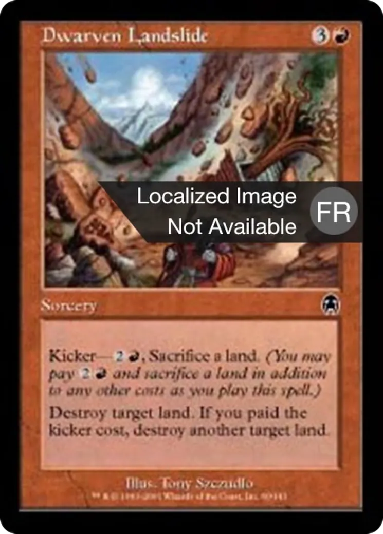 Éboulement des nains — Apocalypse — Magic: The Gathering
