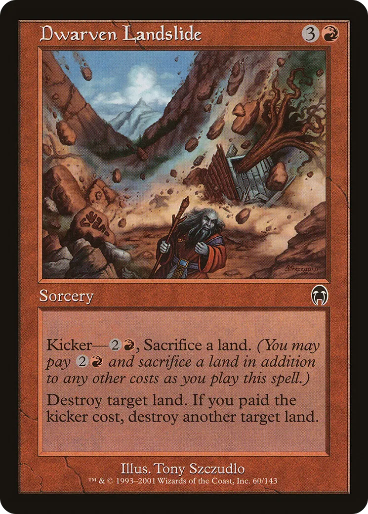 Dwarven Landslide — Apocalypse — Magic: The Gathering
