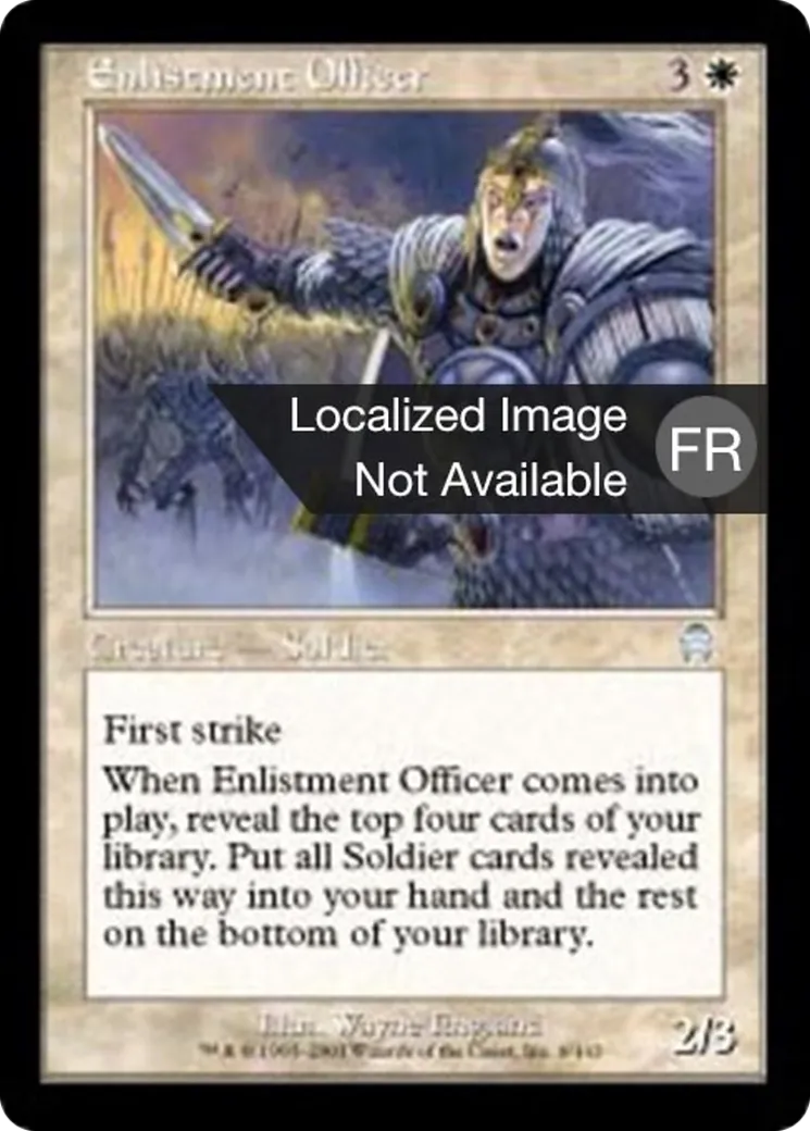 Officier de recrutement — Apocalypse — Magic: The Gathering